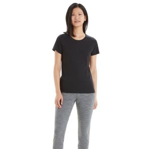 ICEBREAKER Women's Tencel™ Cotton Short Sleeve T-Shirt Black Size L NWT $50